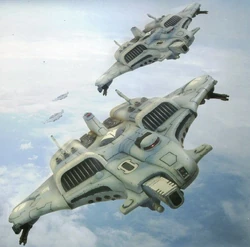 A pair of Barracudas escorting two  over .