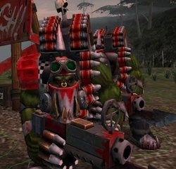 An  Flash Git of the  klan during the ; this Flash Git's  is a pair of binocular goggles.