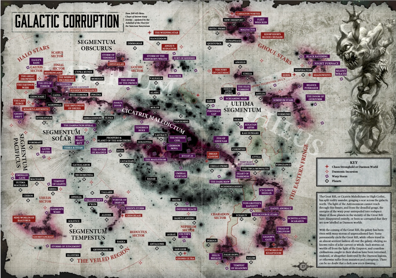 Warhammer 40k Universe Map Immaterium | Warhammer 40K Wiki | Fandom