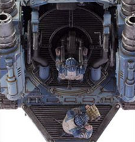 A top-down view of the Wyvern's open crew compartment