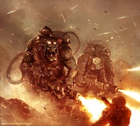 Burning Guardsman.jpg (663 KB) Burna Boyz setting unfortunate Imperial Guardsmen on fire
