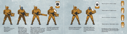 Fighters of the hunting contingent Hammer of Dawn