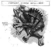 Xenos-specimen.jpg (59 KB) Imperial propaganda poster of a deceased Genestealer.