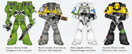 The Space Marine Chapters of the 13th Black Crusade - Subjugators, Storm Warriors, White Consuls, Destroyers