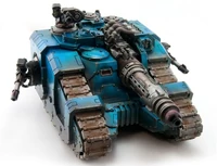 AL Venator 3.jpg (129 KB) An Alpha Legion Sicaran Venator Tank Destroyer (front right-oblique view)