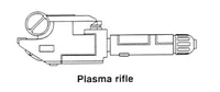 A Tau Plasma Rifle weapon system designed for use with an XV81 Crisis Battlesuit]]