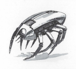 A sketch of a standard Canoptek Scarab.
