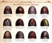 Space Wolves Legion Heraldry commonly used during the Great Crusade and Horus Heresy eras
