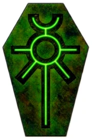 The Ankh of the , ancient royal symbol of the unified Necron Empire used by every current  dynasty