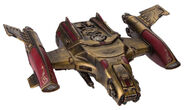 A Legio Custodes Orion Assault Dropship.