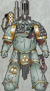 A Plague Marine of the Putrid Choir vectorium