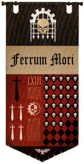 Legio Mortis Princeps Honour Banner for the Reaver-class Titan Ferrum Mori