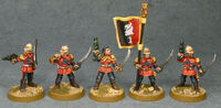 Praetorian Guard Command Squad with Regimental Standard