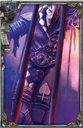 An Eldar Harlequin in battle