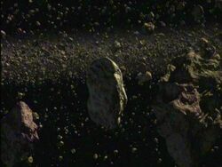 Caliban asteroid belt
