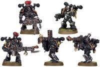 A squad of Black Legion Havocs