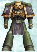 Veteran Sergeant Par'San in Mark VII Aquila Power Armour.