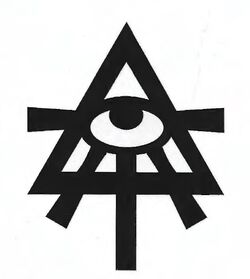 Rune representing the Asuryani or Craftworld Aeldari in the .