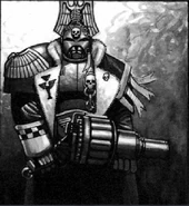 Marshal Primaris.jpg (76 KB) Marshal Primaris (Proctor), senior-ranking Adeptus Arbites armed with an automatic Grenade Launcher.
