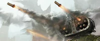 StormspearRocketPod002.png (274 KB) A Stormspear Rocket Pod letting loose a salvo of rockets during battle