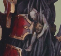 A close up view of the sacrificial victims used to power the Brass Scorpion's soul-powered Doomsday Engine.