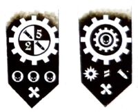 House Taranis Banners.jpg (38 KB) The banners of the Adeptus Mechanicus-aligned House Taranis follow the standard convention for the design; of note is their use of the cog symbol that sits between the full honour crest and their honour markings