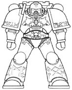 Space Wolves Chapter Runic Armour, Lupio Pattern Mark XII