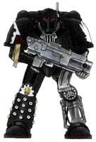 Pre-Heresy Iron Hands Astartes in Mark III Iron Power Armour.