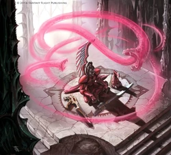 A Saim-Hann  meditates, becoming one with the Cosmic Serpent.