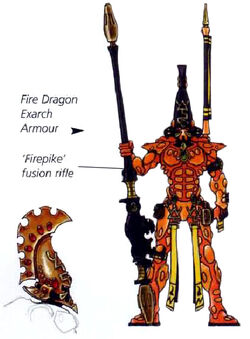 Fire Dragons Exarch Wargear