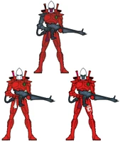 The number of the bands indicates the Guardian's squad, whereas the colour represents their battlehost. World-runes may be displayed anywhere upon the armour.