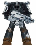 Mark III Iron Power Armour - Iron Hands Chapter