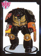 Dark Angels Legionary of the Deathwing wearing Indomitus Pattern Terminator Armour.