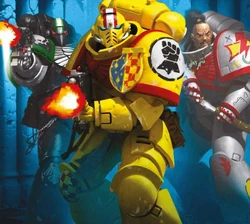   Heyd Calder leads a strike force of the  to defend the  of .