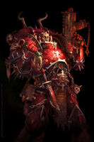 A Dark Apostle of the Word Bearers who serves Chaos Undivided