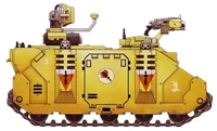 Marauders Damocles Rhino.jpg (78 KB) A Damocles Command Vehicles of the Marauders Chapter. This was the command vehicle of the Thracian Response Force; note the pintle-mounted Storm Bolter for close defence.