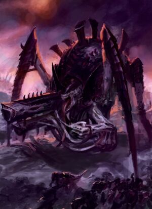 Tyranid tyrannofex artwork by zergwing-d7802z8