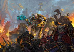 Imperial Fists vs. Chaos