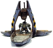 DropPod10.png (376 KB) A Dreadnought Drop Pod of the Space Wolves Chapter with all three ramps down; a Mark V Castraferrum Pattern Dreadnought is inside.