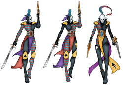 Harlequin Players Troupe Markings