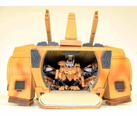 Rear view of an Orca dropship with its boarding ramp deployed