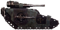 A Sons of Horus Sicaran Battle Tank