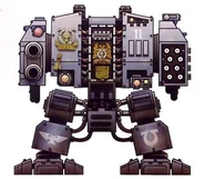 An Ultramarines Mark V Castraferrum Dreadnought, Brother Agies