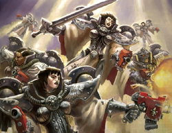 Argent Shroud Sisters in Combat