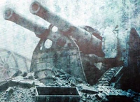 A pict-capture of a Minotaur artillery battery during the Orphean War
