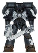 Mark VII Aquila Power Armour - Iron Hands Chapter