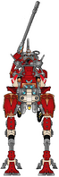 Front view of a Sydonian Dragoon of Mars
