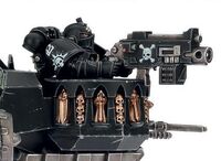 The Land Speeder Vengeance's Pintle-mounted Heavy Bolter