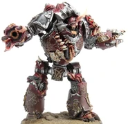 Dreadnoguht.jpg (101 KB) A Word Bearers Mhara Gal Tainted Dreadnought armed with a Plasma Cannon and tainted Power Claw.