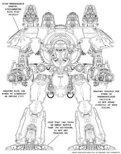  schematic of a Warlord-class Titan